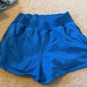 Hollister Royal Blue Knit Pull-On Athletic Shorts